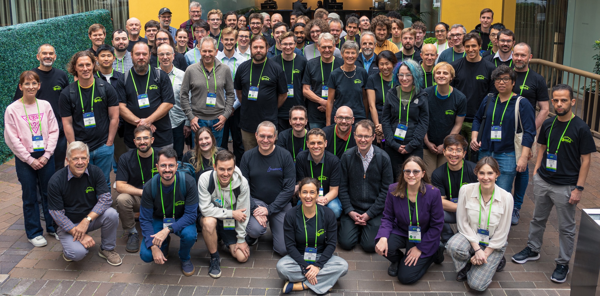 group picture of the people attending the seL4 summit 2024